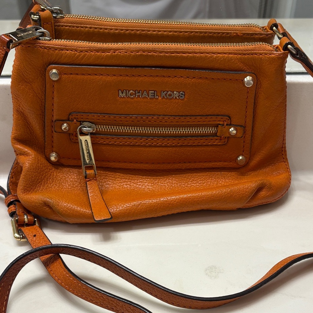 Michael Kors Tangerine Crossbody Bag